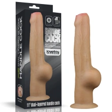 Dildo z Przyssawką Handle Cock Lovetoy 27,9 Cm | 100% ORYGINAŁ| DYSKRETNA PRZESYŁKA